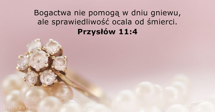 Przysłów 11:4