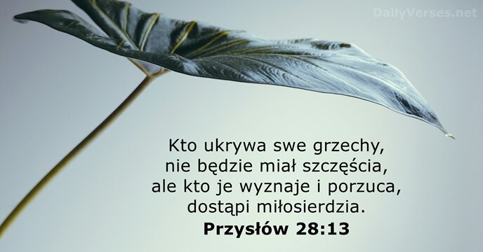 Przysłów 28:13