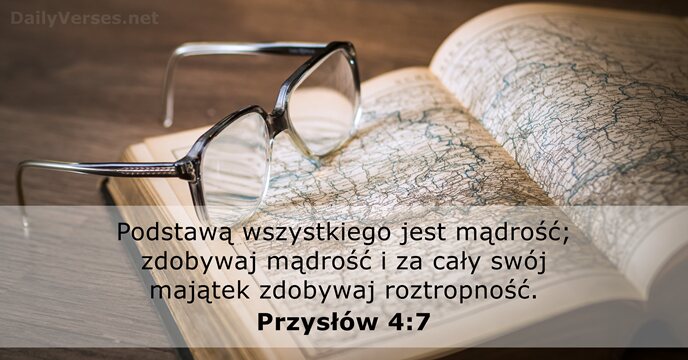 Przysłów 4:7