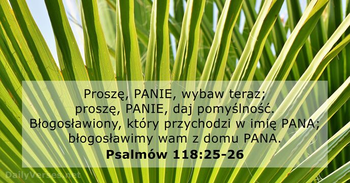 Psalmów 118:25-26