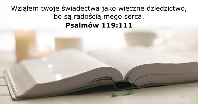 Psalmów 119:111
