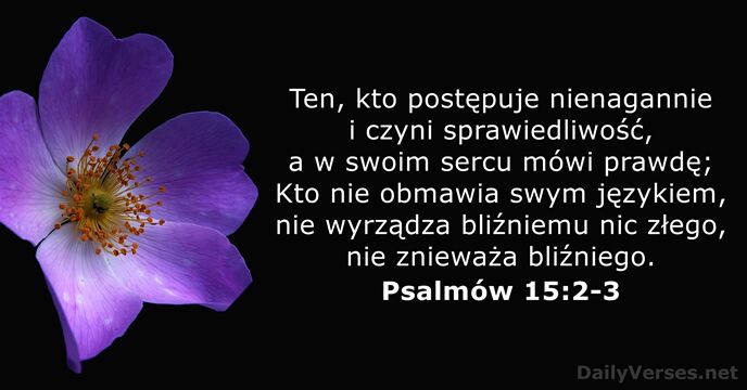 Psalmów 15:2-3
