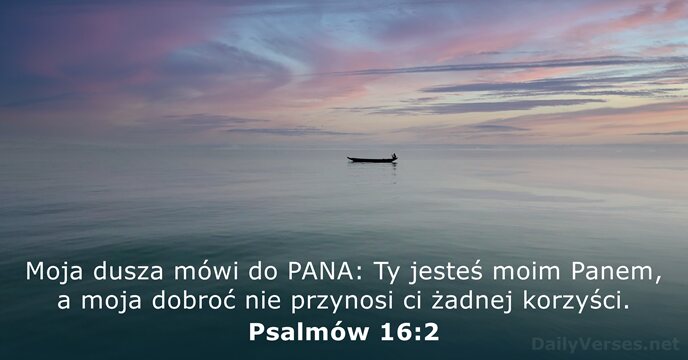 Psalmów 16:2