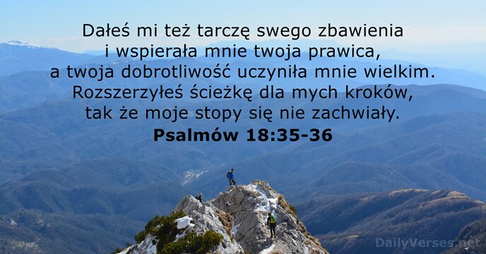 Psalmów 18:35-36
