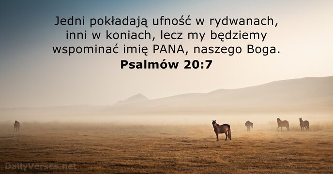 Psalmów 20:7