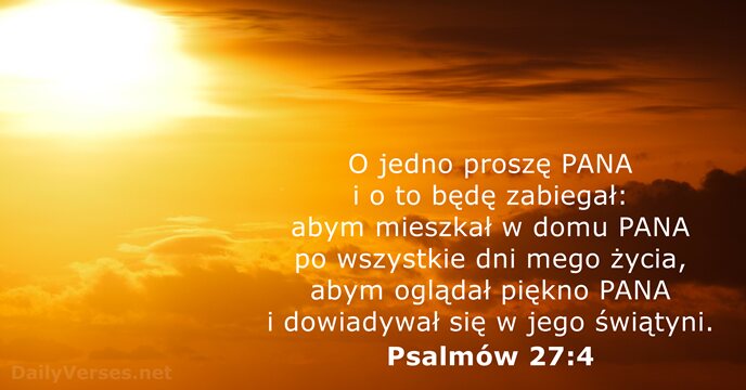 Psalmów 27:4