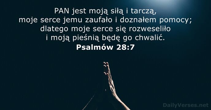 Psalmów 28:7