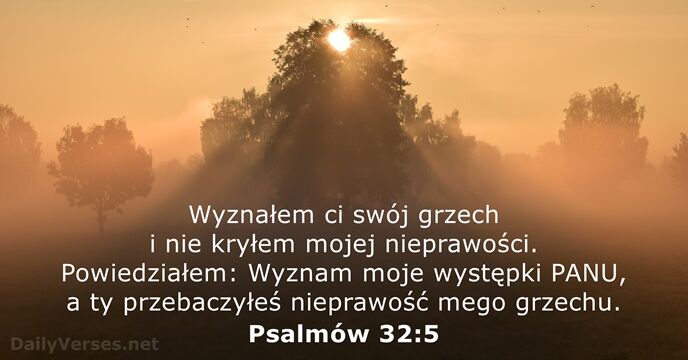 Psalmów 32:5