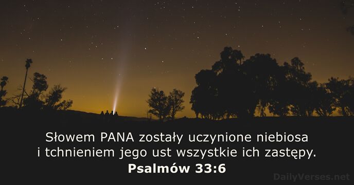 Psalmów 33:6