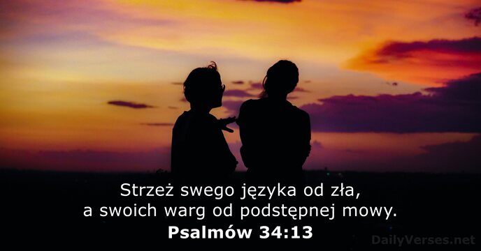 Psalmów 34:13