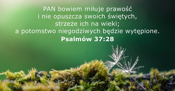 Psalmów 37:28