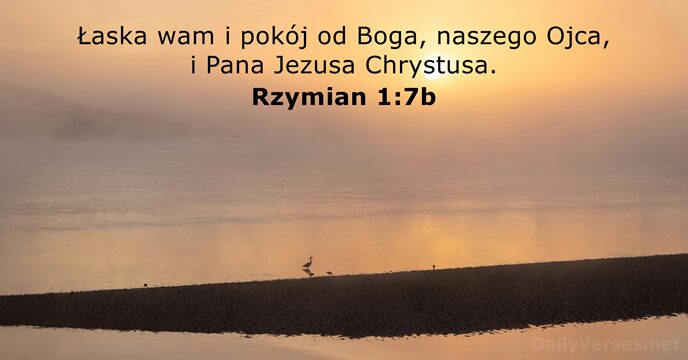 Rzymian 1:7b