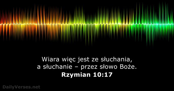 Rzymian 10:17