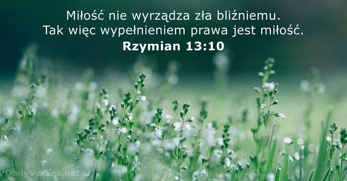 Rzymian 13:10