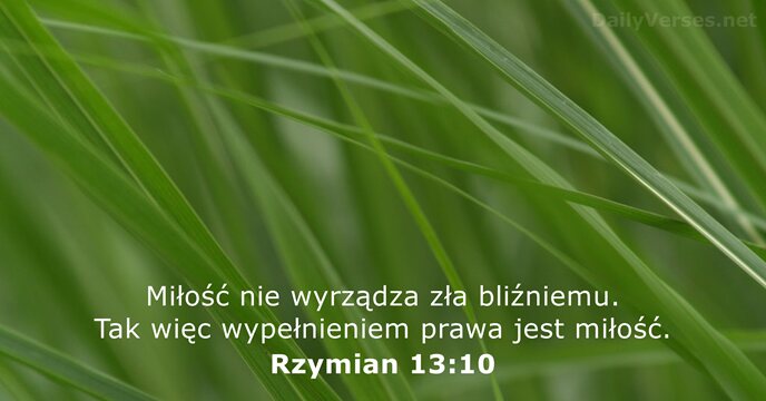 Rzymian 13:10