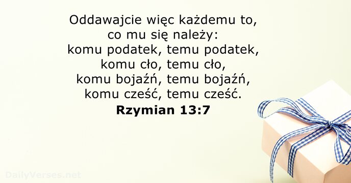Rzymian 13:7