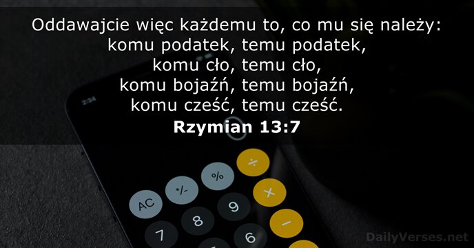 Rzymian 13:7