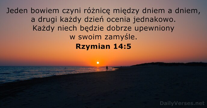 Rzymian 14:5