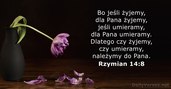 Rzymian 14:8