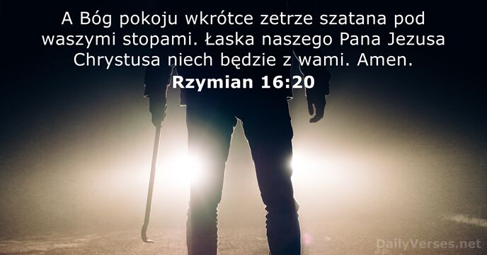 Rzymian 16:20