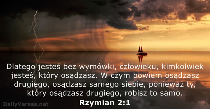 Rzymian 2:1