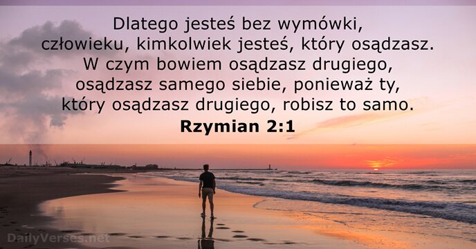 Rzymian 2:1