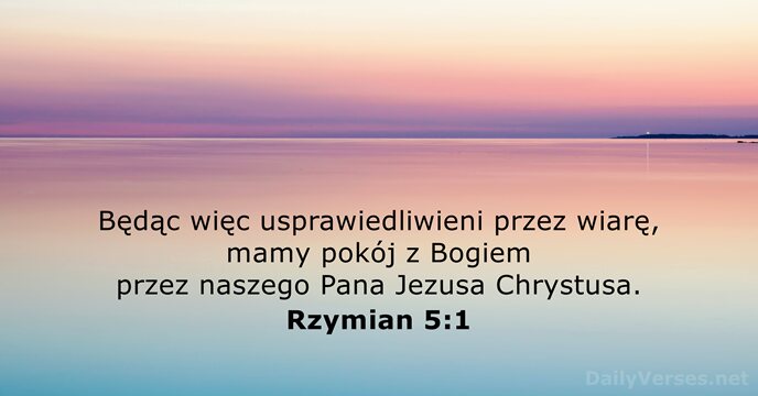Rzymian 5:1