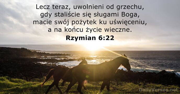 Rzymian 6:22