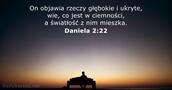 Daniela 2:22