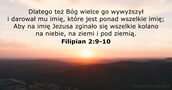 Filipian 2:9-10