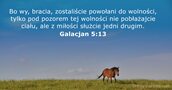Galacjan 5:13