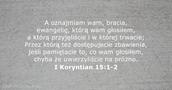 I Koryntian 15:1-2