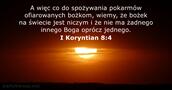 I Koryntian 8:4