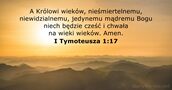 I Tymoteusza 1:17