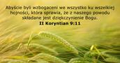 II Koryntian 9:11