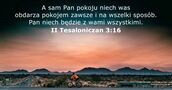 II Tesaloniczan 3:16