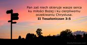 II Tesaloniczan 3:5