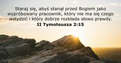 II Tymoteusza 2:15