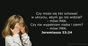Jeremiasza 23:24