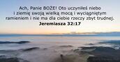 Jeremiasza 32:17