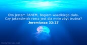 Jeremiasza 32:27