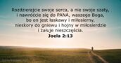 Joela 2:13