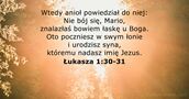 Łukasza 1:30-31