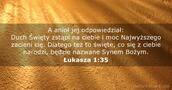 Łukasza 1:35