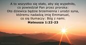 Mateusza 1:22-23