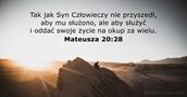 Mateusza 20:28