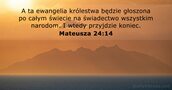 Mateusza 24:14