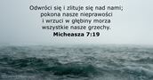 Micheasza 7:19