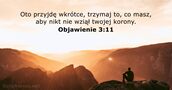 Objawienie 3:11