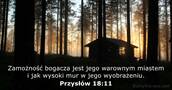 Przysłów 18:11